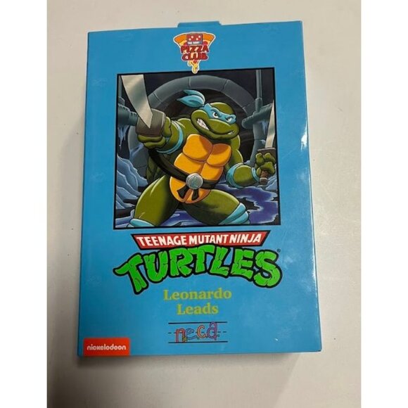 Teenage Mutant Ninja Turtles Leonardo Pizza Club Ultimate Action Figures NECA - Picture 1 of 10